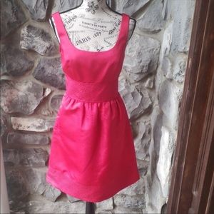 Hot Pink Fit and Flare Dress!